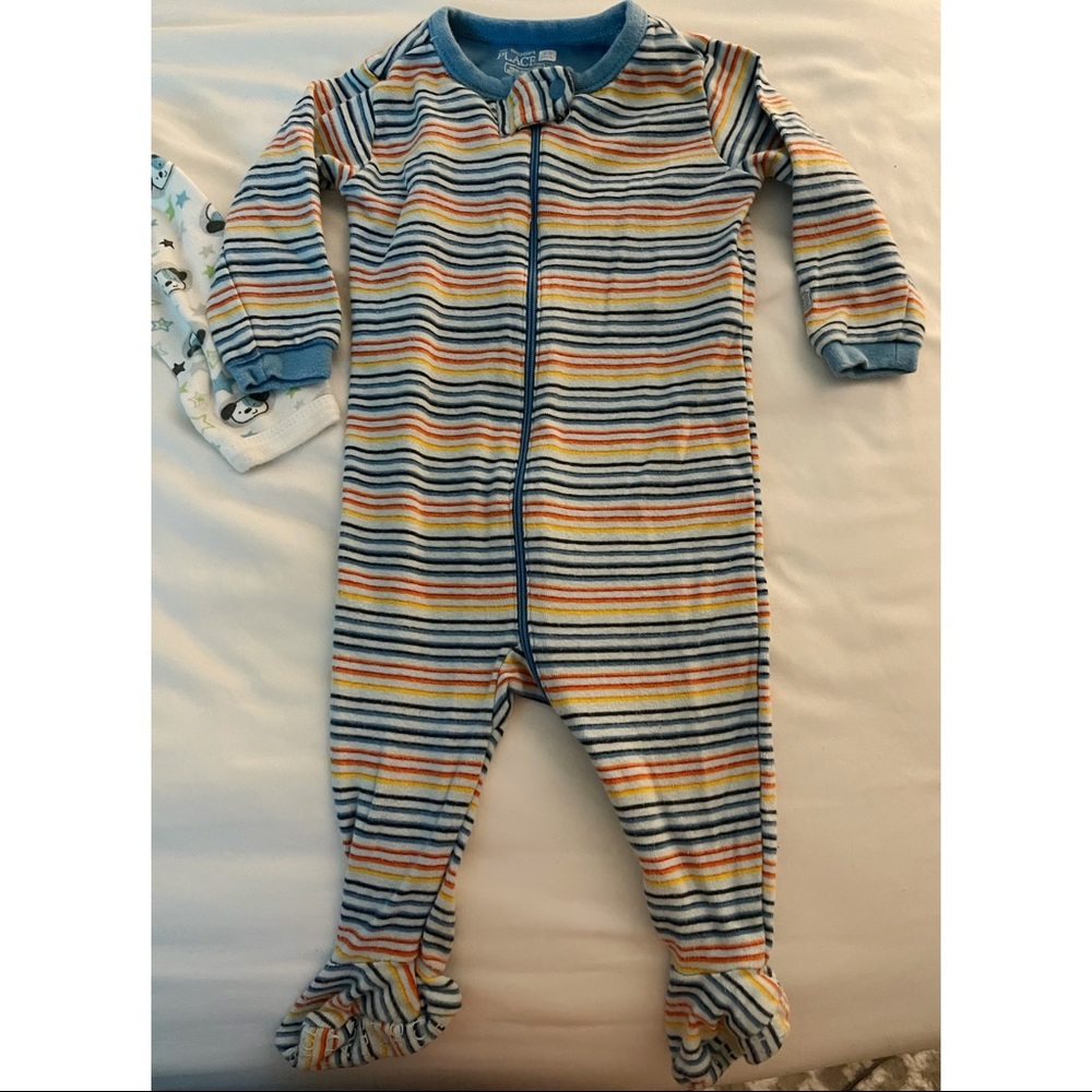 Bundle of Four sleepers size 3-6M, 6-9M, & 6-9M &6